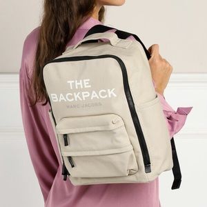 MARC JABOS BEIGE/CREAM/WHITE BACKPACK BAG THE BACKPACK